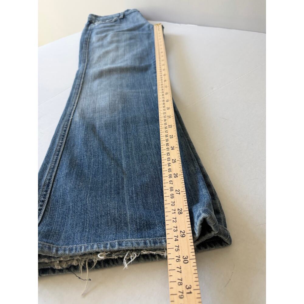 Vintage 7 for all mankind Embellished “A” Pocket Womens Size 29 Jeans Y2K - Picture 8 of 9